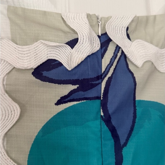 NWT Women's Dalia MacPhee Blue Maxi Sundress Size Large Side Slits - Picture 7 of 12